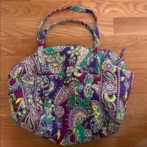 Large Vera Bradley duffel bag